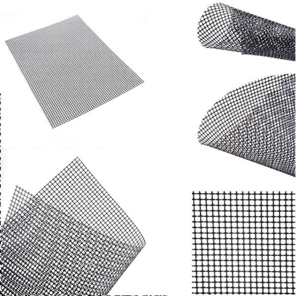 INF Non-Stick Grillnet, BBQ Madlavningsnet, 3-pak, Sort