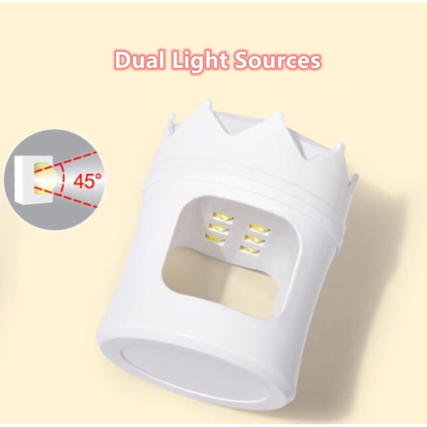 Mini Nagellampa Gel UV Ljus Bärbar Nagellamp Nagel Torkare Nagelkonst med Laddningstyp C för Salong Hem DIY Manikyr 6 LED-ficklampa, Lila