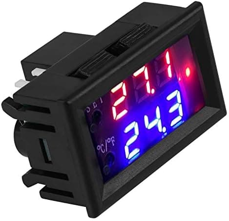 DC 12V Digital Display Justerbar Mikroprocessor Elektronisk Termostat Intelligent Temperaturregulator Brytare med NTC Vattentät Sensor Sond