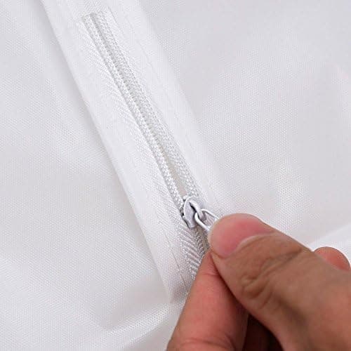 Hängande klädpåse Lättviktsklar Full dragkedja Kostym Moth-Proof Andningsbart Dammskydd 5-pack (60 x 120CM)