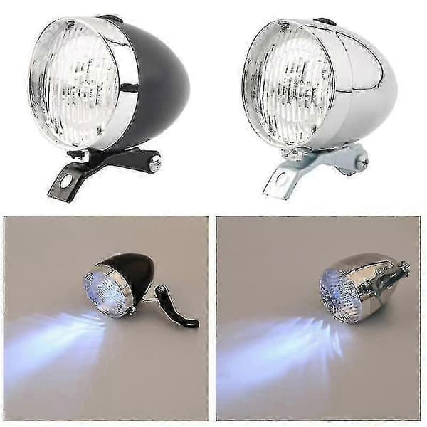 Sykkel Lys Retro Vintage Sykkel 3 Led Frontlys
