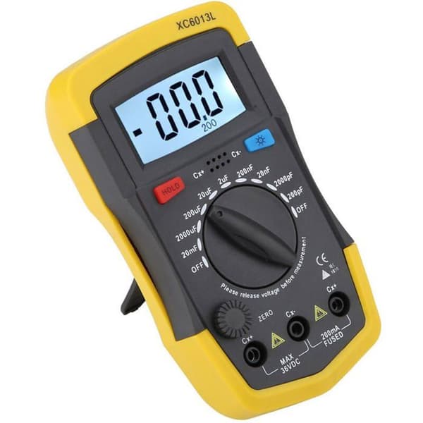 LCD Digital Kondensatortester Område 0.1pF-20000uF Kretsmåler YYV