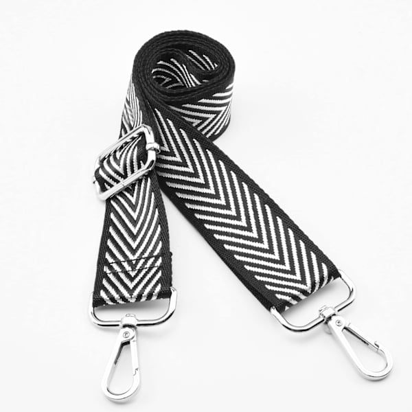 Bred axelrem, justerbar ersättningsbälte gitarr stil crossbody handväska väska rem 2