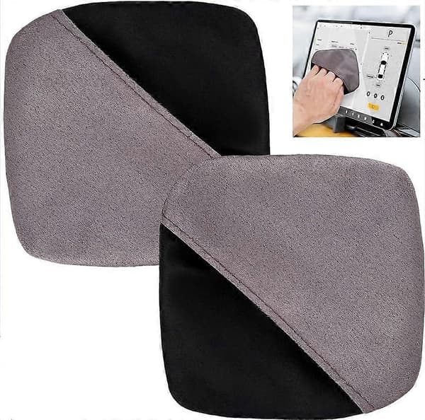 2 st Bil Touch Screen Rengöringsdukar, Microfiber Bilinstrumentbräda Display Rengöring