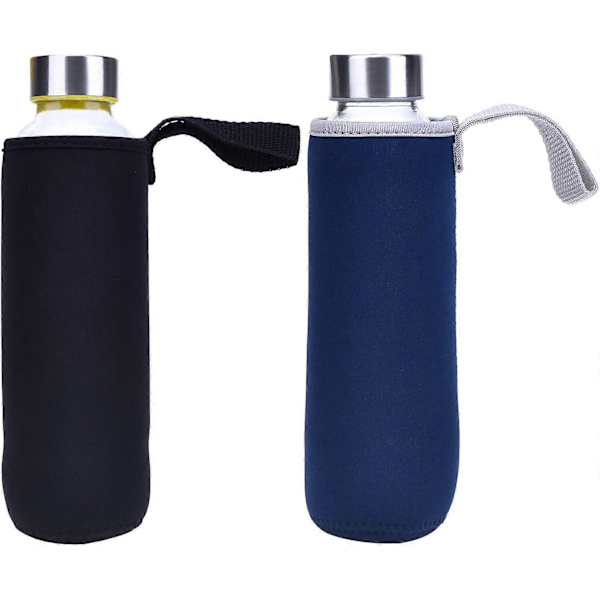 2-pack Vattenflaskfodral Neoprenhållare Nylonfodral för 575 ml