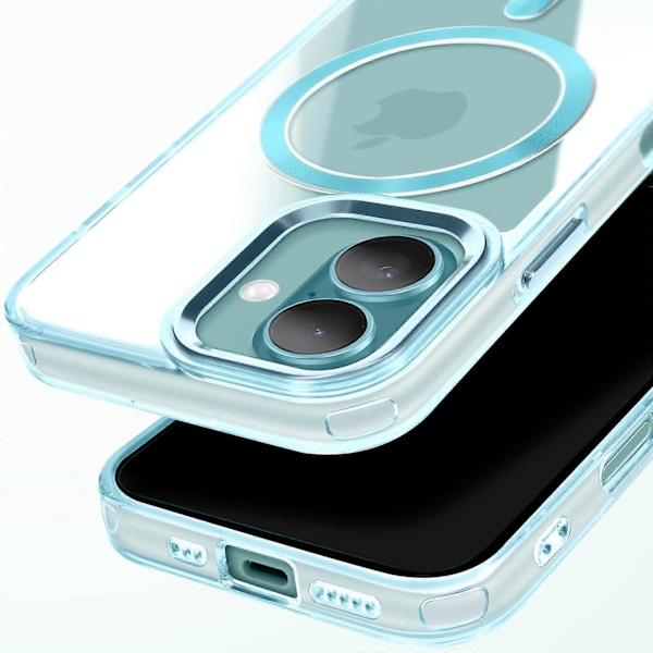 Case MagSafe til iPhone 16 Back Cristal Color, grøn green