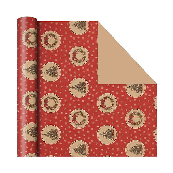 Julhelg Presentförpackning Omslagspapper Julklappspapper Presentpapper Röd