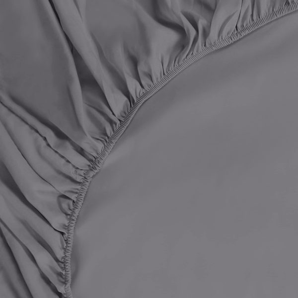 Bäddset - påslakan 180x200cm - grå