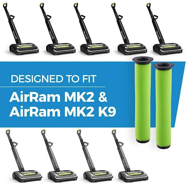 Reservefilter Mk2 til Gtech, Filter til Air Ram Mk2 & Air Ram MK2 K9