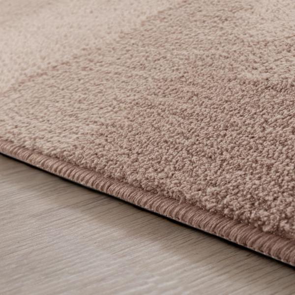 Hem Vardagsrumsmatta Mjuk Tvättbar i Kort Lugg Mjuk, Storlek:60x160cm, Färg:Taupe camel