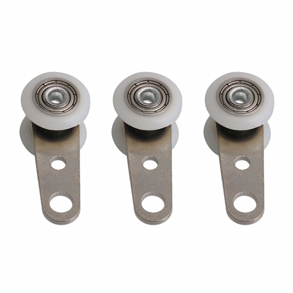 10-pack rullar för burspråk eller skjutdörrar - metall och plast - 4,5 x 1,9 cm
