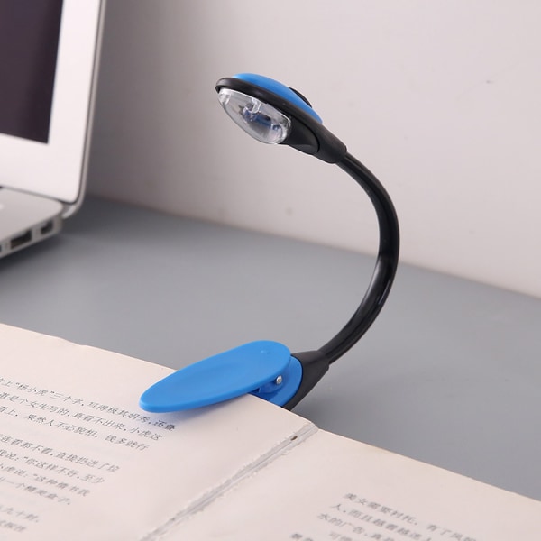 Mini Flexibel Clip-on Bright Booklight Led Travel Book Läslampa