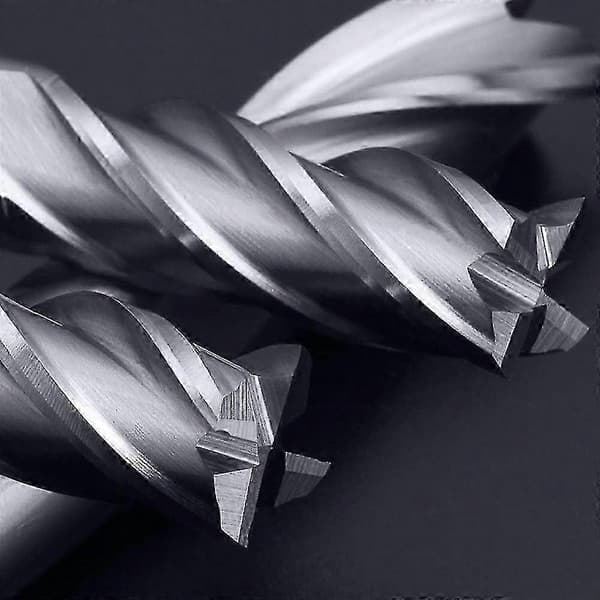 8-delt sæt med fræsere til træ, aluminium, stål og titanium