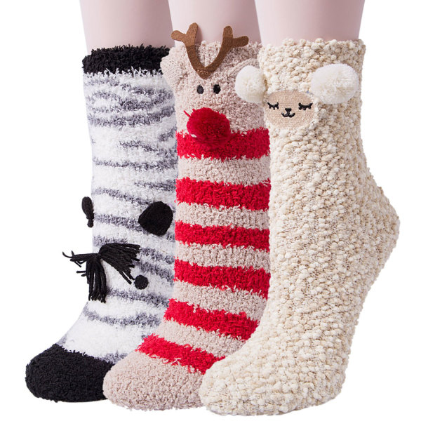 Cuddly socks women's fluffy cuddly socks winter socks women's house socks men's socks sweet gift Christmas socks birthday gift for women, reusable