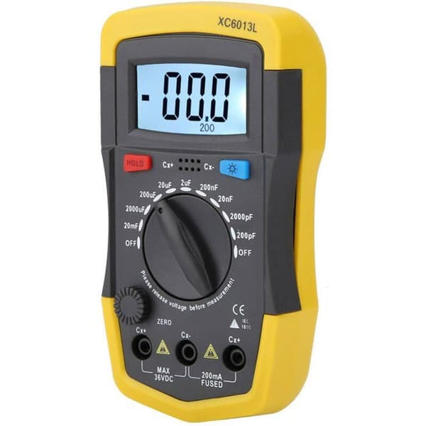 LCD Digital Kondensatortester Område 0.1pF-20000uF Kretsmåler YYV