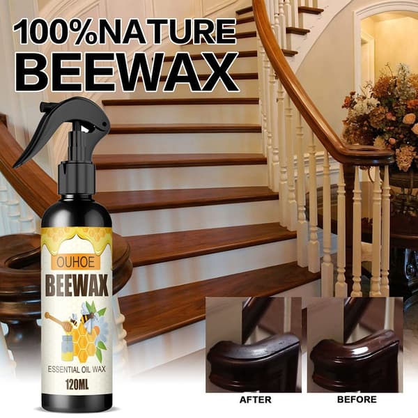 120ML Möbelvax Spray Återställ Glans Möbelspray för Trämöbler 120ml