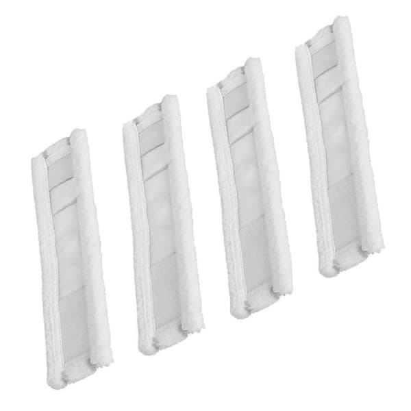 6 stk. erstatningsmoppeputer for dampmopp S1000uk Pocket Mop, vaskbare og gjenbrukbare mikrofiberputer