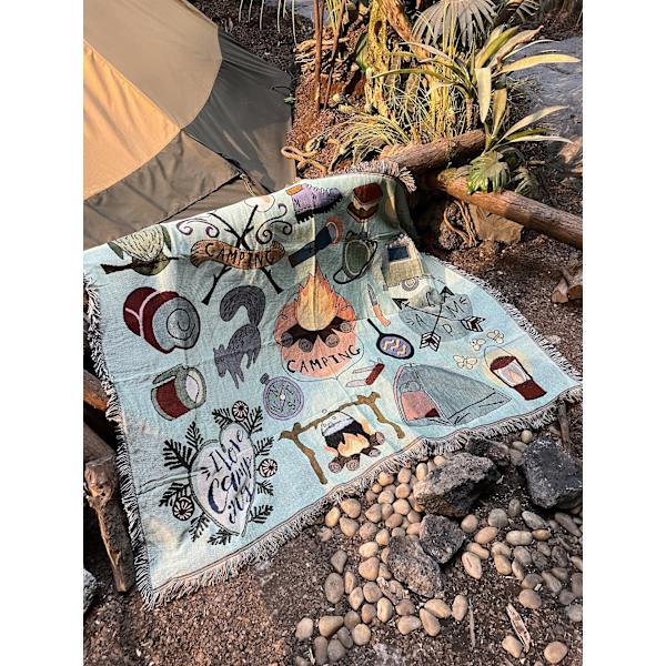 Camping Soffa Filt Kast 130*160cm