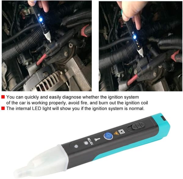 MST 101 S Tester, Tændspole Tester Bil Elektronisk Fejldetektor Auto Tændspole Tester