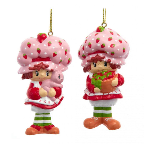Jordgubbstårta Blåsform Julgransprydnader 2-pack