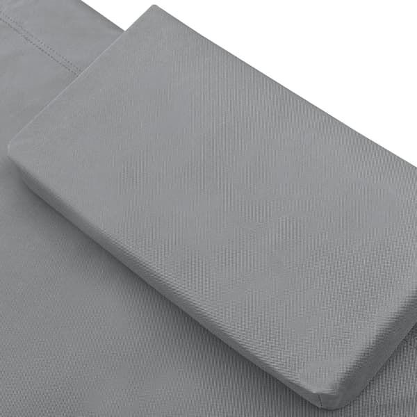 vidaXL Solstol Tyg Antracit silver Antracit