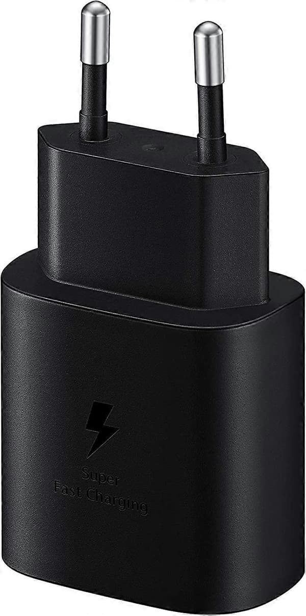 Samsung 25W Ultra Hurtig Oplader, USB Type-C port (uden kabel), sort