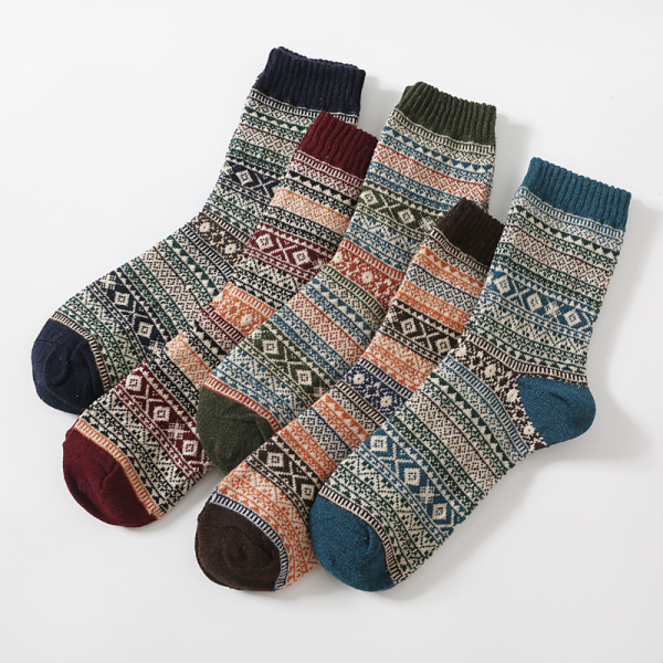 5 Pairs Womens Socks Wool Thermal