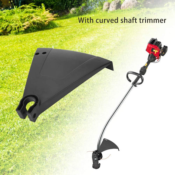 Trimmerbeskyttelsesdeksel, Heavy Duty Trimmer Guard, Holdbar strenggressklipper for bøyd treklipper