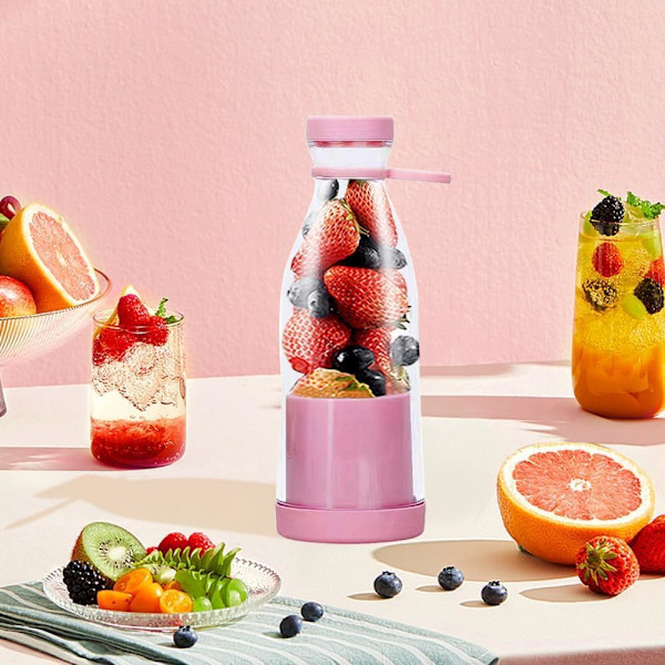 Bärbar mixer, Mini USB-mixer, Milkshake, Fruktjuice Mixer Smoothie, Färsk Juice Mixer