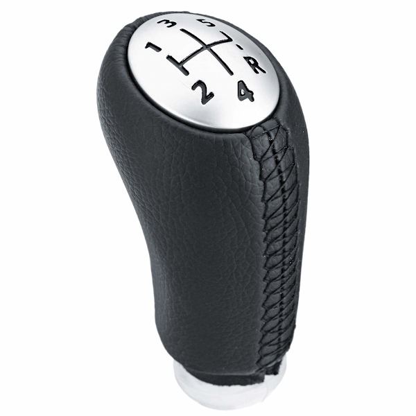 5-trins manuelt gearskifte gearstang til Renault Clio III 2005-09, Megane 2 Laguna 2 2003-09, Clio 4 2012-19 sort læder, med adapter