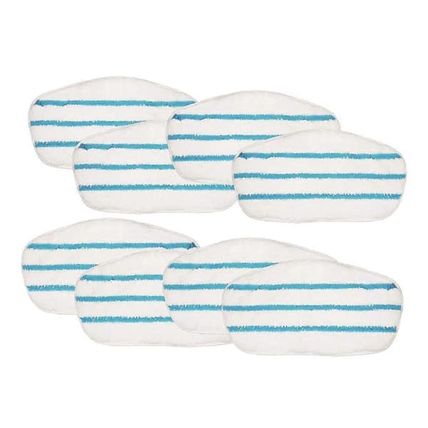 4-pack moppdynor för PurSteam ThermaPro 10-i-1 ångmopp, återanvändbara mikrofiberdynor för våt- och torrskrubbning