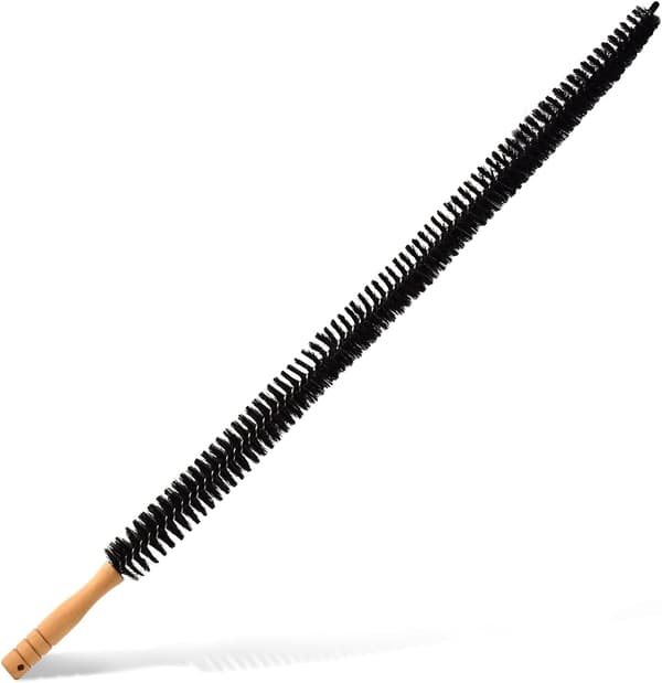 Multifunktionel og fleksibel radiatorbørste, træhåndtag (60 cm)