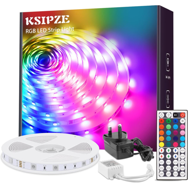 5m Led Strip Lights RGB farveskiftende Led Light Kit (5M)
