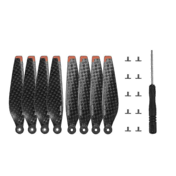 DJI Mini 3 Pro/4 Pro Kulfiber Propeller - Støjsvag Støjreduktion Udskiftningsblade til Drone.