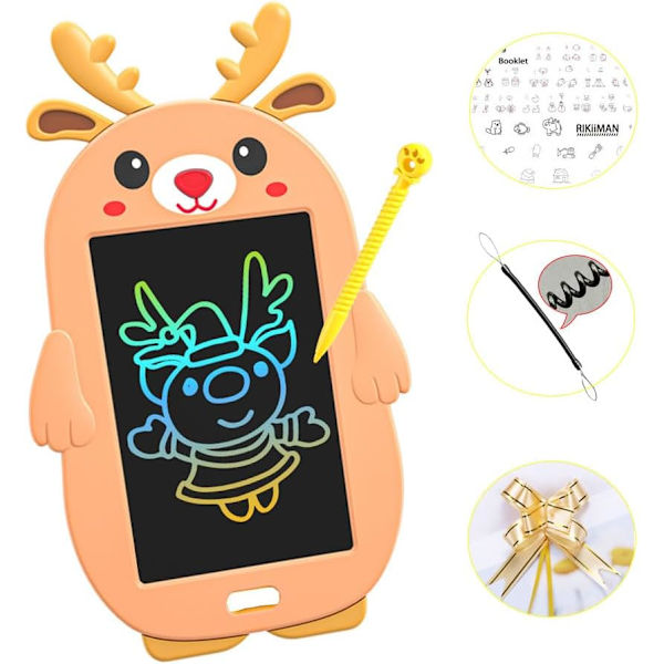 8,5 tommer børns skrivetablet, farverig skærm Doodle Board, slettelig Doodle & Scribbler Boards