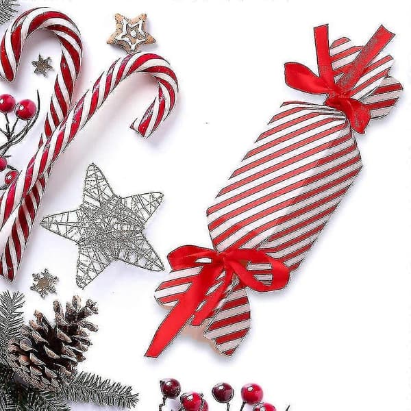 Julgodisbox 50 Delar Julklappsbox För Presentinslagning, Röd