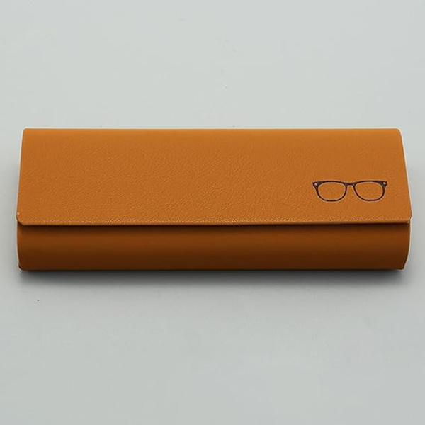 Solbriller Organizer Opbevaring - Retro Ridsefast Kunstig Læder Briller | Slank Design Briller Etui Organizer