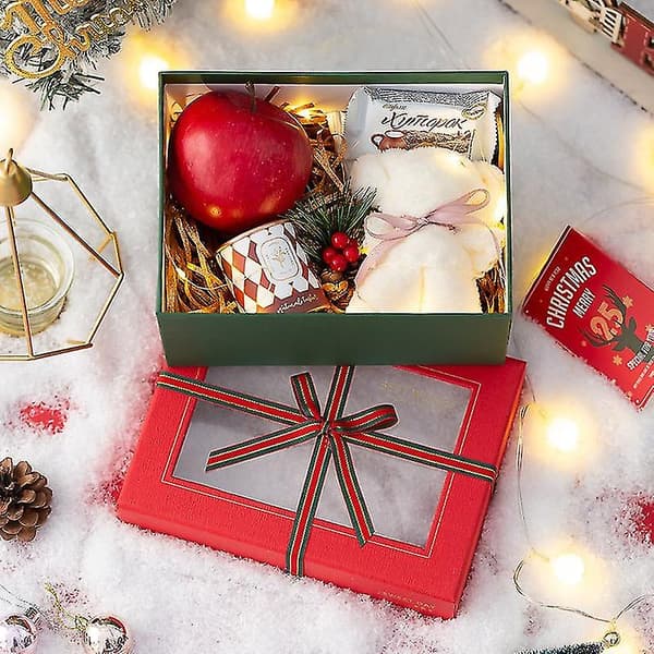 Julklappsförpackning Tom Låda Stor Födelsedagspresent Förpackningslåda Presentförpackning Äppellåda Julklapp