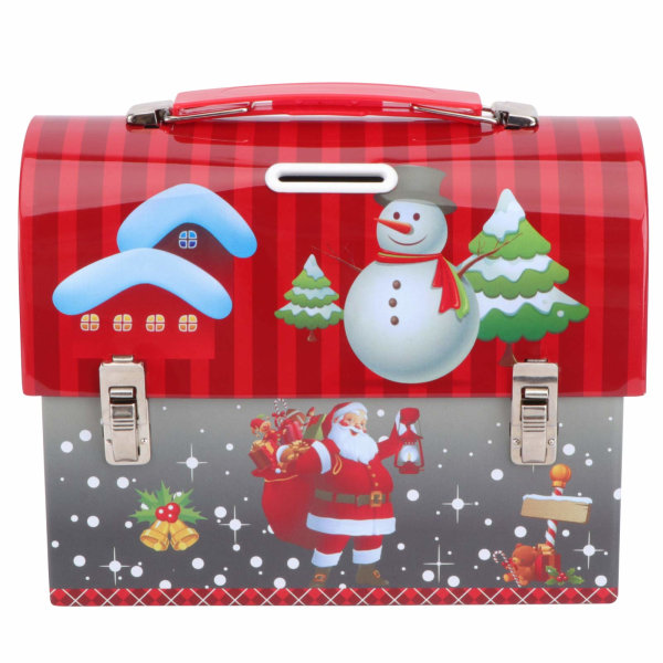 Julburk Presentförpackning Tomma burkar Kakagodisförvaringsbehållare Presentförvaringslåda för juldekorationer