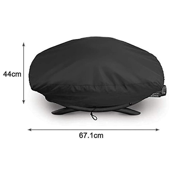 Grillisuojus Weber Q-sarjalle, Weber Q1000 ja Q100-sarjan kaasugrilleille, vedenpitävä grillihuppu Weber Q1200, Q1400