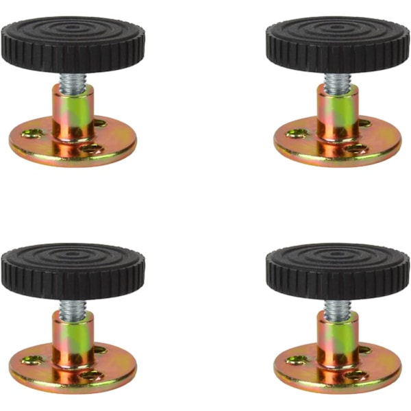 Anti-Shake Sengeramme for Seng Sofa Stabilisator Sengeside Fixere Stabilisatorer Svart 4 PCS(33-40 mm) 33-40 mm