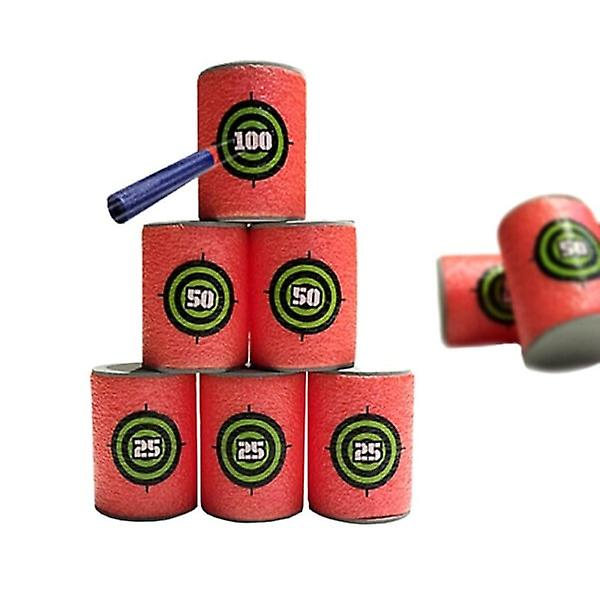 6 Mål til Nerf-våben Røde