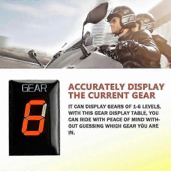 Universal Motorcykel LED Gear Indikator Display til 2010-2016 Z1000 Modeller Tilbehør