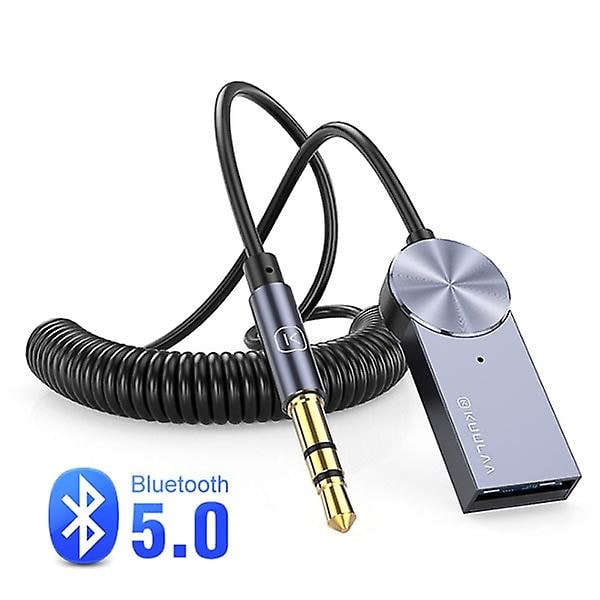 Aux Bluetooth-adapter Dongle-kabel for bil 3,5 mm jack