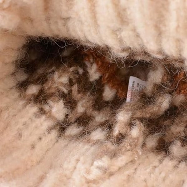 Strikket Beanie-lue for Kvinner Trendy Varm Strikket Lue Høst Vinter Fuzzy Kaldt Værs Beanies Utendørs Dame Skallelue, Grå
