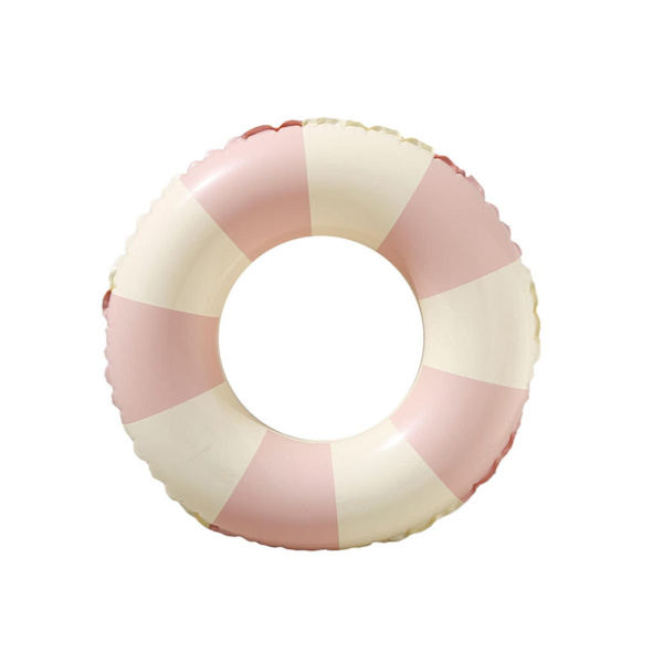 Svømmering Pool Floats, Holdbar Oppustelig Gummiring til Børn Voksen Svømmering Pool Oppustelig Ring Tube Sommer Strandfest Pool Pink