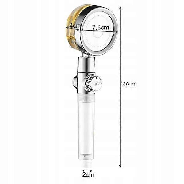 Duschmunstycke med Propeller - Turbo Silver