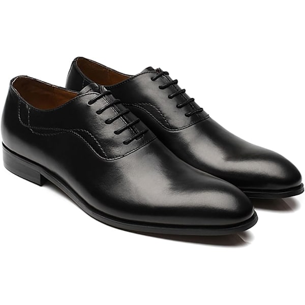 Pyöreät muodolliset mekkojen kengännauhat, halkaisija 2,5 mm ohuet Oxford-kengännauhat Brogues Derby- tai Blucher-kengille (musta) Black