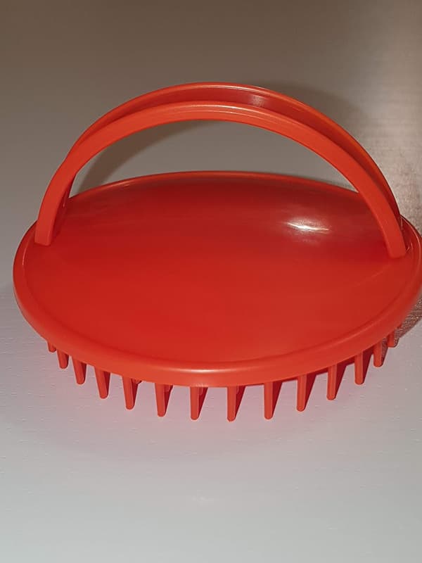 Orange Hovedbundsmassage Hårbørste Red