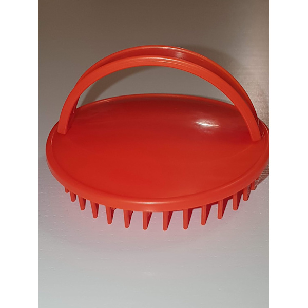 Orange Scalp Massage Hårborste Red